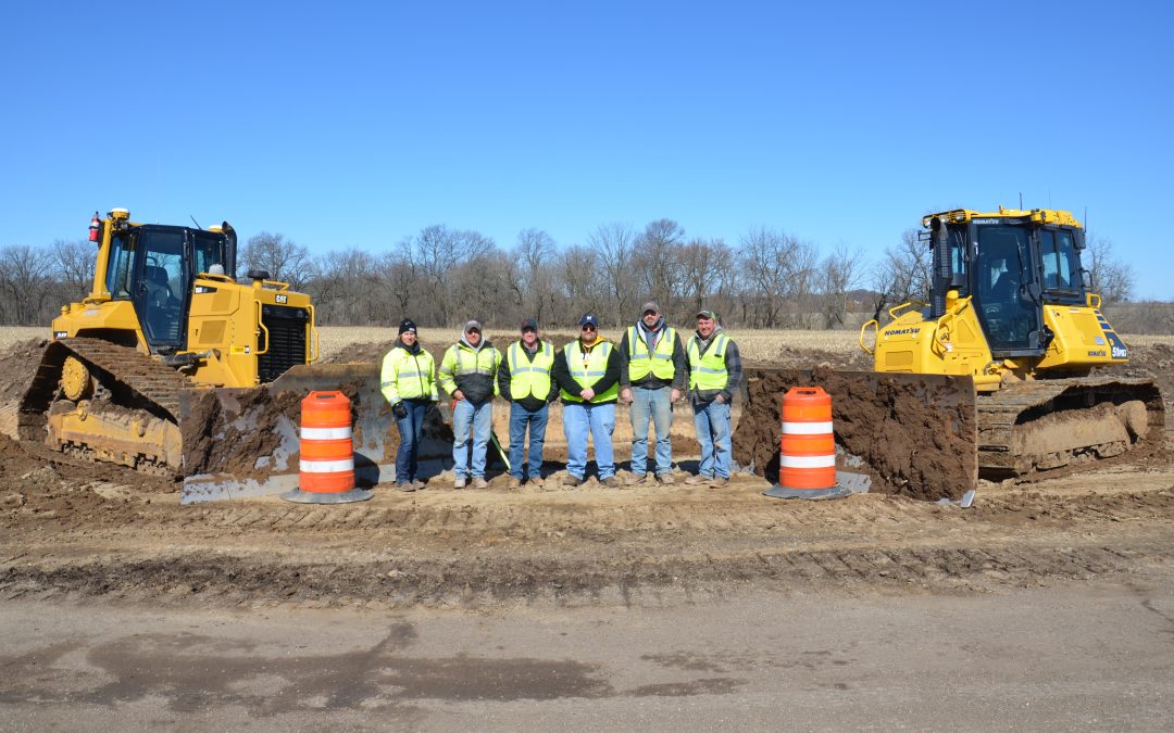 JPS and members of the DOT Southwest Region and Central Office Staff took a few minutes to recognize Go Orange Day at our STH 69 project in Dane County.